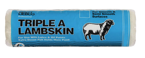 Bestt Liebco Triple A Lambskin Paint Roller Cover 3/4 in. L x 9 in. W