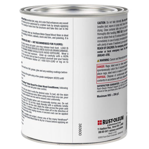 Varathane Water-Based Pre-Stain Wood Conditioner 1 qt, Pack of 2