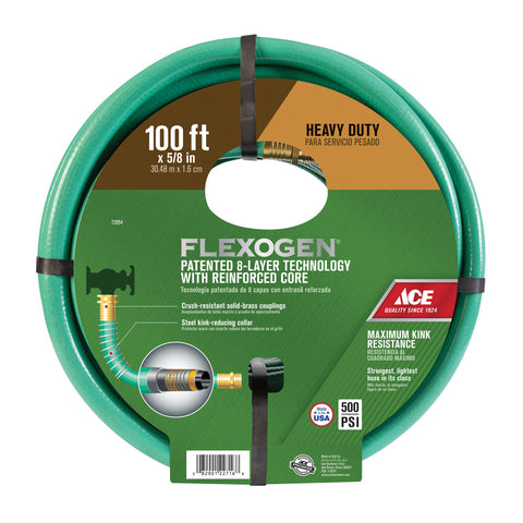 Ace 5/8 in. Dia. x 100 ft. L Garden Hose Kink Resistant