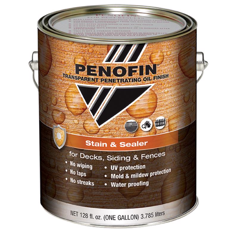 Penofin Transparent Matte Natural Oil-Based Alkyd-Oil Stain and Sealer ...