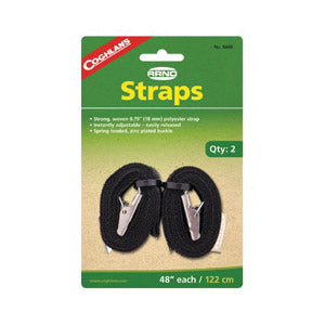 Coghlan's Arno Strap Black 3/4 in. x 4 in. L