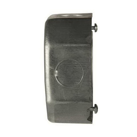 Raco 4 in. H Octagon 1 Gang Junction Box 1/2 in. Gray Steel