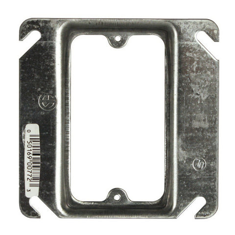 Raco Square Steel 1 gang Electrical Cover For Single Wiring Device Gray