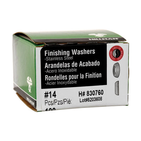 Hillman #14 Countersunk Finish Washer 100 pk