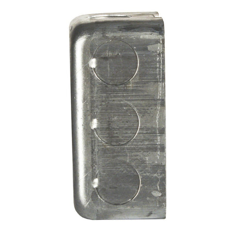 Raco 3-7/8 in. H Rectangle 1 Gang Box Extension 1/2 in. Black Steel