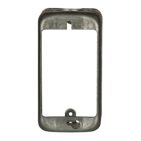 Raco 3-7/8 in. H Rectangle 1 Gang Box Extension 1/2 in. Black Steel