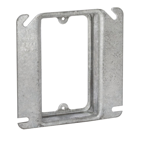 Raco Square Steel 1 gang Electrical Cover For Single Wiring Device Gray