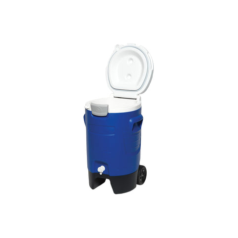 Igloo Sport Roller Water Cooler 5 gal. Blue/White