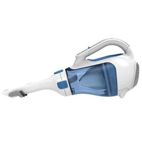 Black+Decker Bagless Hand Vac Cyclonic Blue and White