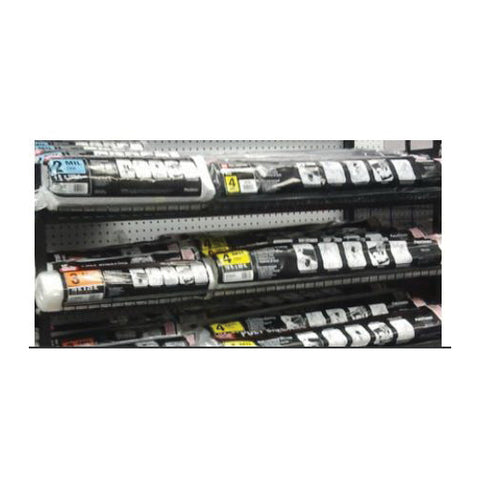 ACE Plastic Sheeting 4 mil x 10 ft. W x 25 ft. L Polyethylene Clear