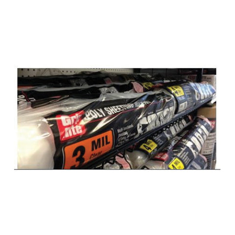 ACE Plastic Sheeting 4 mil x 10 ft. W x 25 ft. L Polyethylene Clear