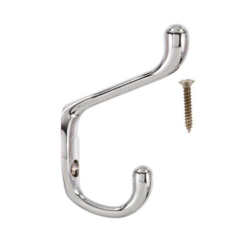Ace Medium Heavy Duty Coat and Hat Hook 3 in. L Metal 1 pk
