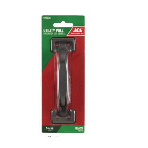 Ace 5.5 in. L Black Utility Pull