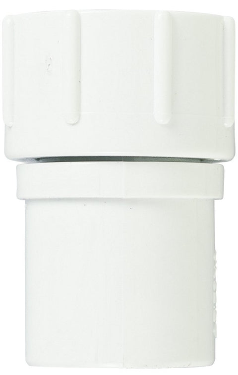 Orbit 53368 Hose Adapter, 1/2 x 3/4 in, Slip Joint x FHT, PVC, White