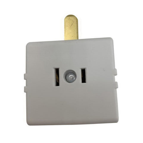 Ace Polarized Triple Outlet Adapter White 15 amps 125 volts 1 pk