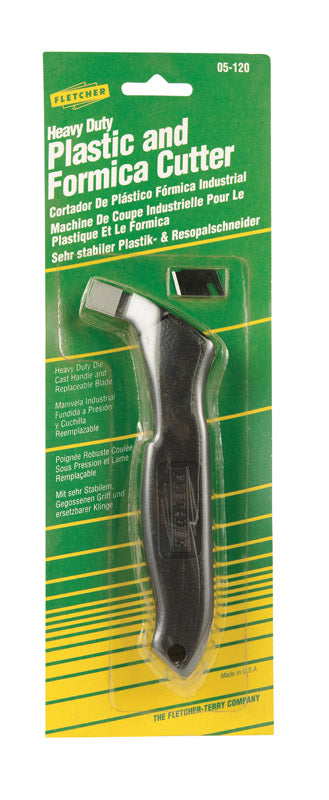 Fletcher Plastic and Formica 4 in. Fixed Blade Cutter Black 1 pk