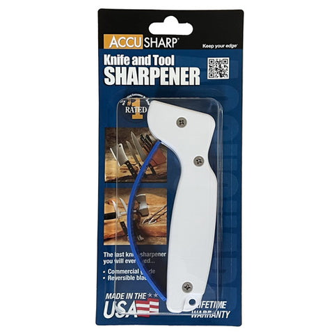 Accusharp Metal Knife Sharpener White