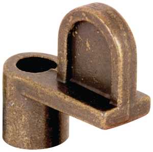 Make-2-Fit PL 7894 Window Screen Clip with Screw, 5/16 in D Dimensions, Alloy, Bronze