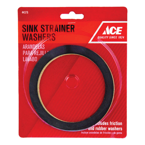 Ace 3-1/2 in. Dia. Rubber Basket Strainer Washer 1 pc.