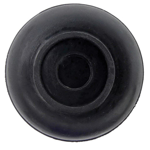 Ace Rubber Round Leg Tip Black 1 in. W 4 pk