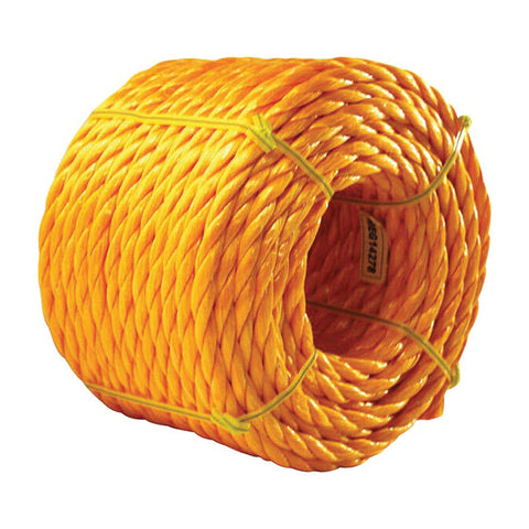 Timber Yellow Rope Ace 3/8 in. Dia. x 100 ft. L Twisted Poly Rope Yellow – Shell Lumber ...