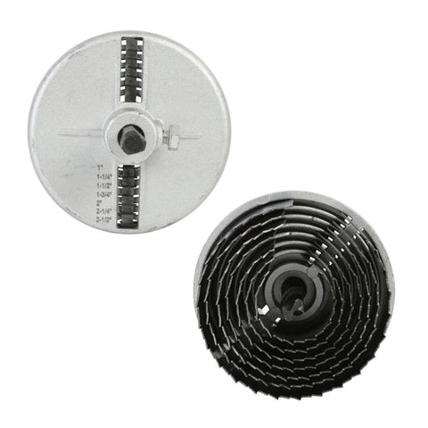 Great Neck Assorted in. Dia. Steel 7-in-1 Hole Saw