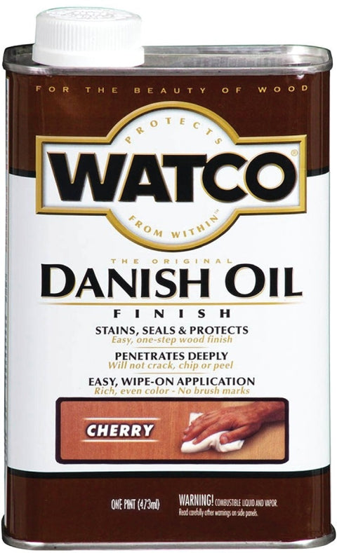 WATCO 65251 Danish Oil, Cherry, Liquid, 1 pt Can
