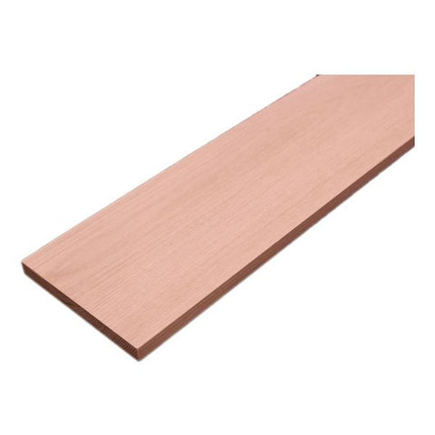 0.5 x 8, Red Oak, Surfaced on 4 Sides