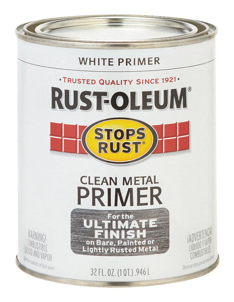 Rust-Oleum Interior and Exterior Clean Metal Primer 1 qt. White