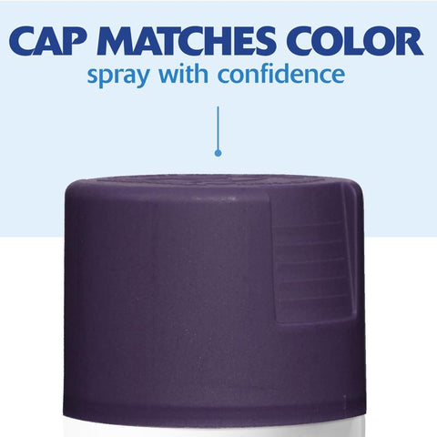 Rust-Oleum Painter's Touch Satin Deep Purple Paint+Primer Spray Paint 12 oz