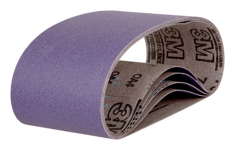 3M Sanding Belt 4 in. W x 24 in. L 100 Grit Medium 5 pk