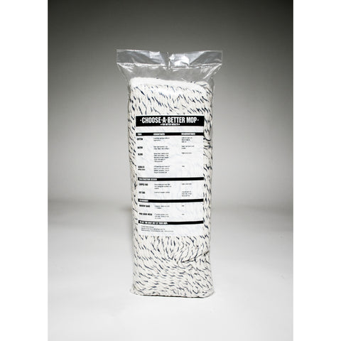 Elite Mops and Brooms #20 Cut End Cotton Mop Refill 1 pk, Pack of 6
