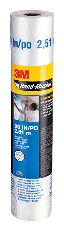 3M Light Weight Plastic Masking Films 99 in. W x 100 ft. L