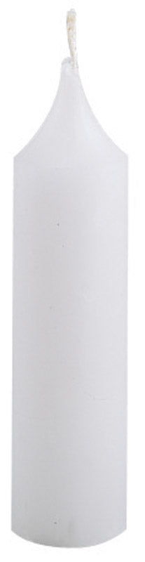 Candle-Lite No Scent White Plumbers Candles 1-1/4 in. Dia. x 5 in. H