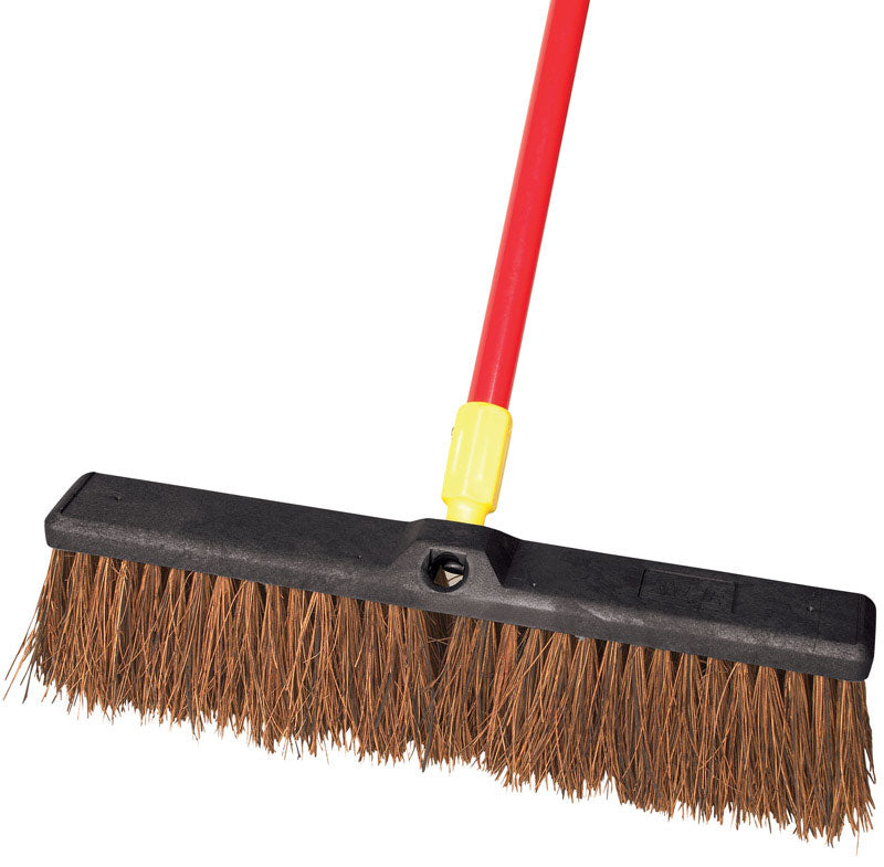 Ace Rough Surface Push Broom 18 in. W x 60 in. L x 4 in. L – Shell ...