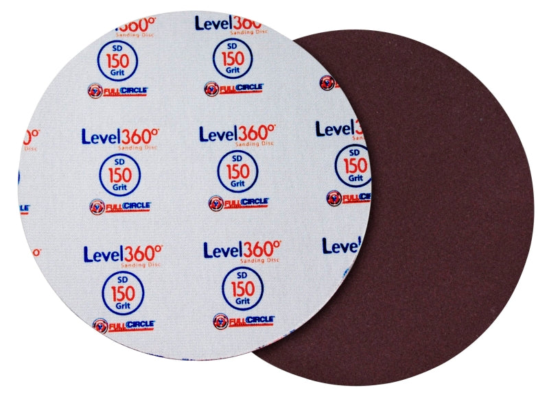 Full Circle SD150-5 Sanding Disc, 8-7/8 in Dia, 150 Grit, Very Fine, A ...