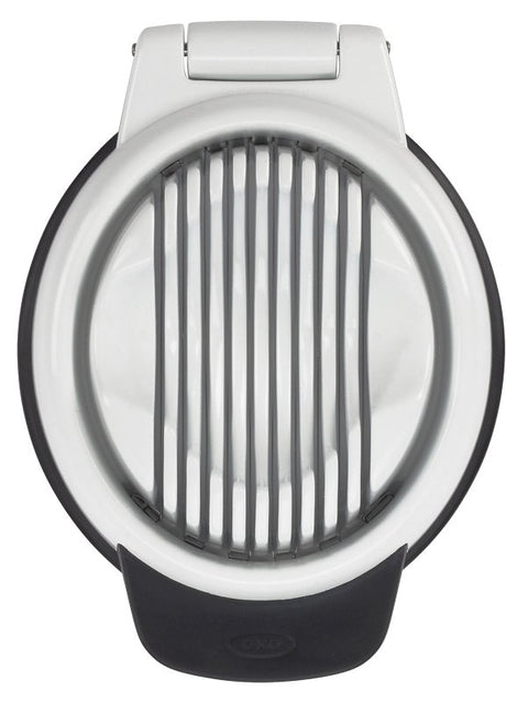 Oxo 1271080V1 Egg Slicer, Stainless Steel Blade, White, Dishwasher Safe