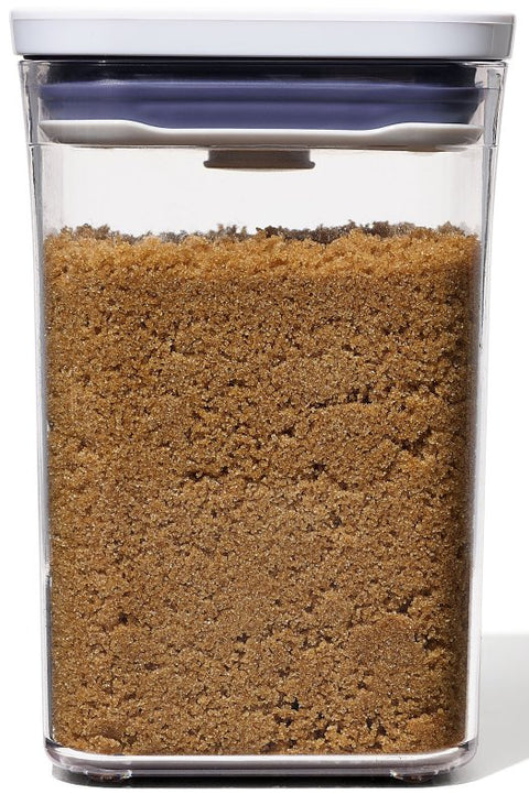 Good Grips POP 11234000 Food Container, 1.1 qt Capacity, Plastic, Clear, 4.3 in L, 4.3 in W, 6.3 in H