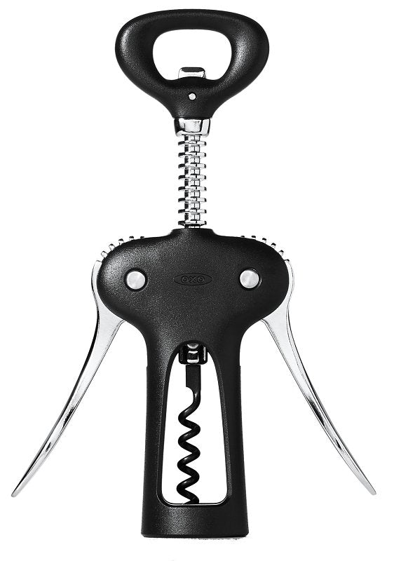 Good Grips 11245400 Winged Corkscrew with Bottle Opener, Zinc – Shell ...