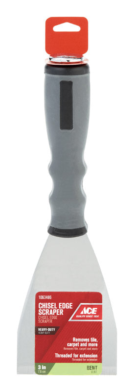 Ace 3 in. W Chisel Edge Steel Scraper