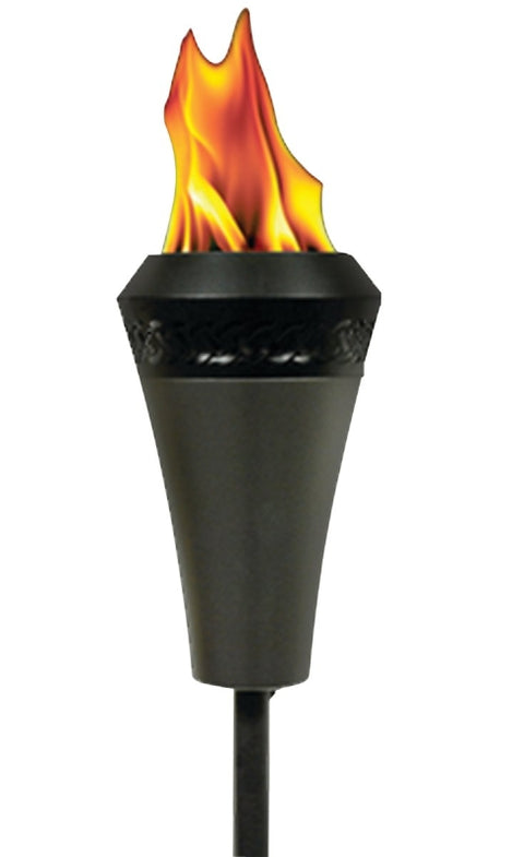 Tiki 1111033 Flame Torch, 66 in H, Metal