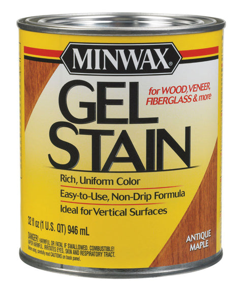 Minwax Transparent Oil-Based Gel Stain Antique Maple 1 qt.