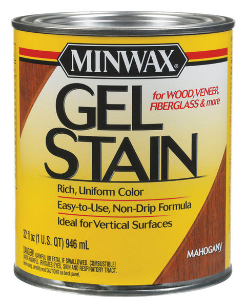 Minwax Transparent Oil-Based Gel Stain Mahogany 1 qt.