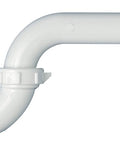 Plumb Pak PP941W P-Trap, 1-1/4 in, Slip, Plastic, White
