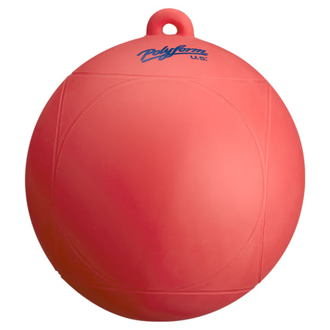 Polyform WS1RED 8″ Dia. Ski Buoy, Red
