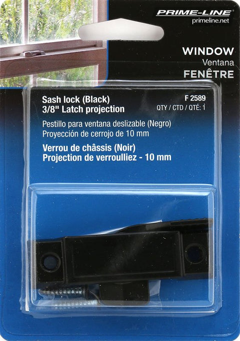 Prime-Line F 2589 Sash Lock, 2-15/16 in L Dimensions, Zinc