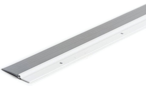 M-D 69648 Door Sweep, 48 in L, 2-1/4 in W, Aluminum Flange