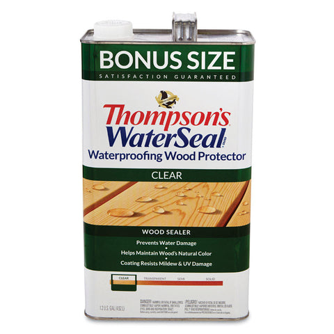 Thompson's Waterseal Oil-Based Waterproofer Wood Protector Clear 1.2 gal.