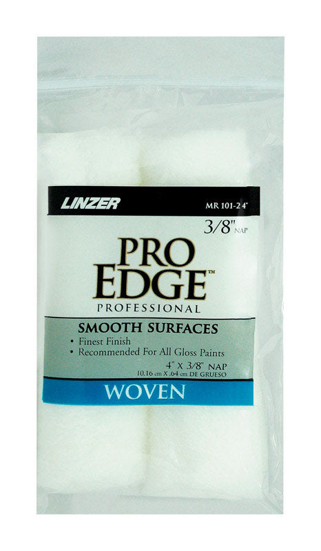 Linzer Pro Edge Fabric Paint Roller Cover 3/8 in. L x 4 in. W 2 pk