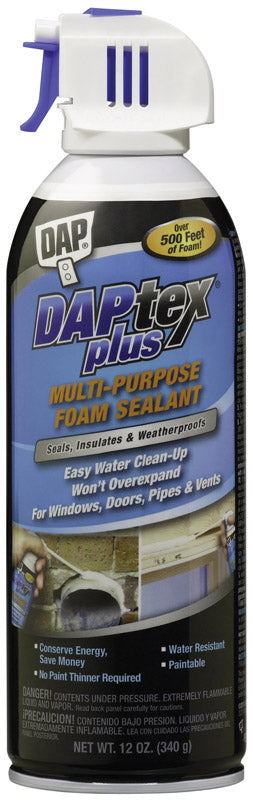 DAP Daptex Plus Foam Sealant White 12 oz.